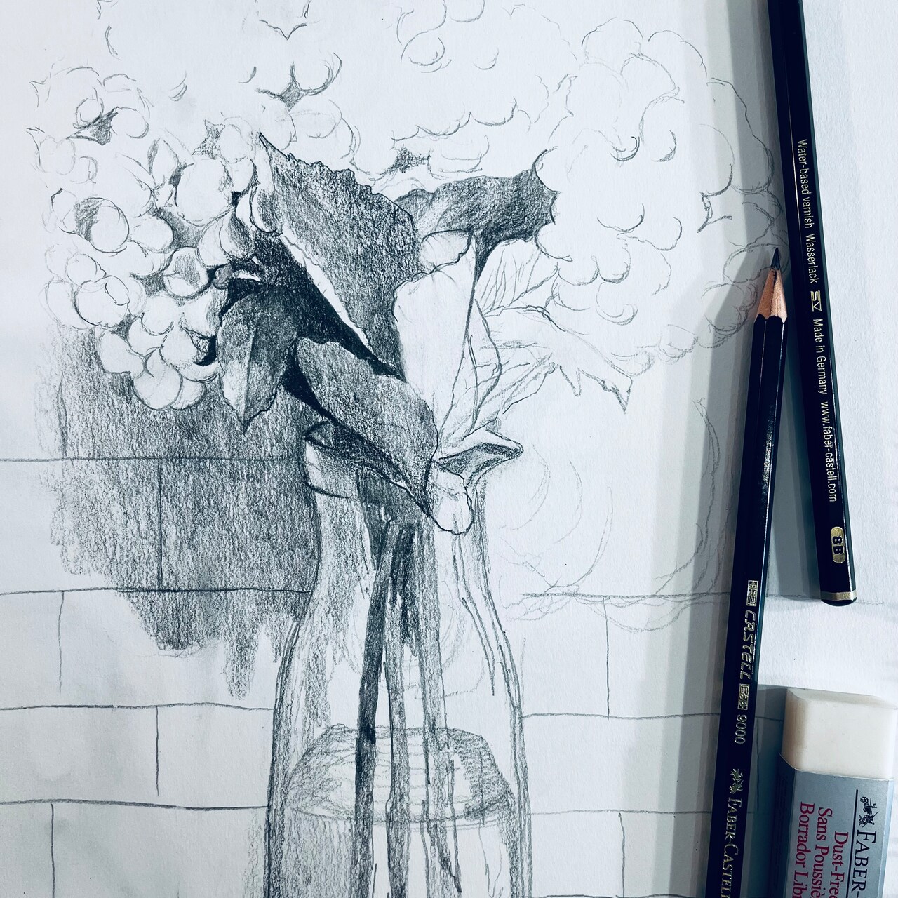 Sketching Flowers in a Vase with @AdrienneHodgeArt